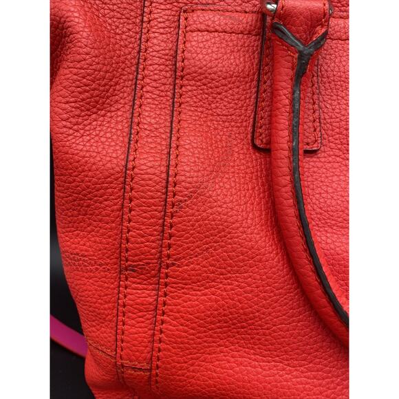 Rare - Milly Shoulder Leather Coral Red. - Picture 3 of 15